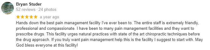 Chronic Pain Ocala FL Patient Testimonial at Integrative Healthcare & Physical Medicine, Ocala